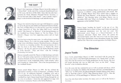 Fringe Benefits: photograph from the Belper Players archive