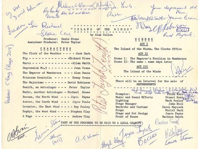 Island of the Winds: photograph from the Belper Players archive