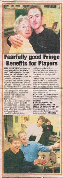 Fringe Benefits: photograph from the Belper Players archive
